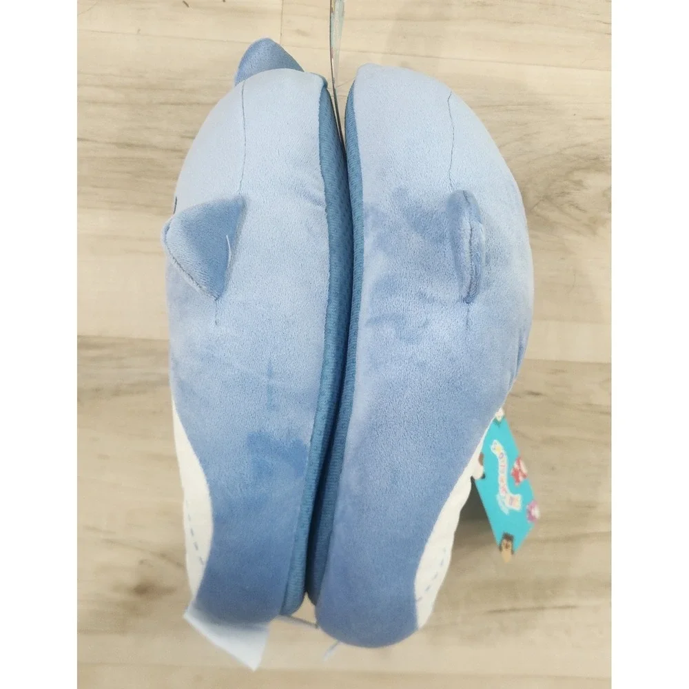 Squishmallows Samir the Whale Plush Kids Slippers Size 6-7 NWT